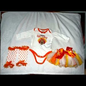 Baby, Thanksgiving Clothes for Girls Holiday Long Sleeve Shirt & Leggings Outfit